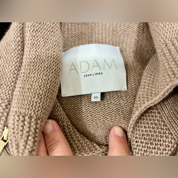 ADAM LIPPES Utility mediano blend/ cashmere Long sweater/ jacket- Rare - Picture 7 of 11